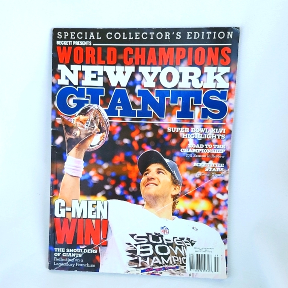 NY Giants Collector's Edition Magazine Celebrating Champions